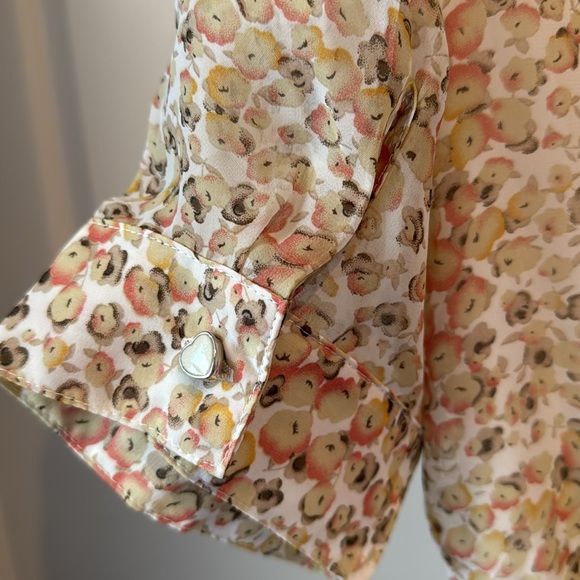 Floral Women’s Chiffon Dress - Picture 3 of 5